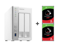 QNAP TS-231P 4TB (2xHDD, 2x1.7GHz, 1GB, 3xUSB, 2xLAN) - 421671 - zdjęcie 1